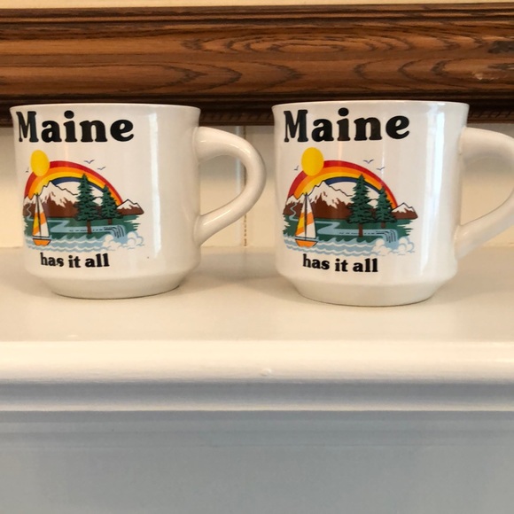 Papel Other - Vintage Papel “Maine has it all” mugs - two